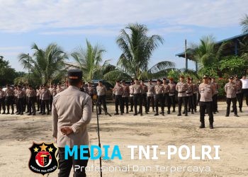 Kawal Aksi Damai Warga 8 Desa di PT PAL, Polres Mesuji Bersama TNI-Satpol PP Pastikan Situasi Kondusif