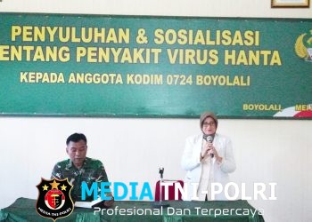 Waspada Hanta Virus, Kodim 0724/Boyolali Bekali Prajurit Pengetahuan Pencegahan Penyakit Menular