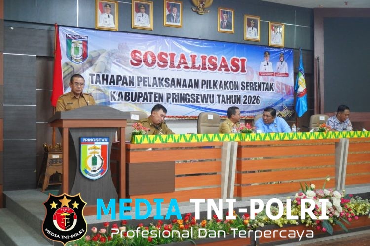 Bupati Pringsewu Riyanto Pamungkas Buka Sosialisasi Tahapan Pilkakon Serentak 2026, Tekankan Netralitas dan Dukungan Program Prioritas