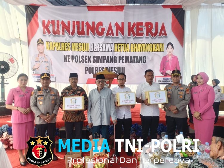 Kunjungan Kerja ke Polsek Simpang Pematang, Kapolres Mesuji Tekankan Sinergitas dan Pelayanan Prima