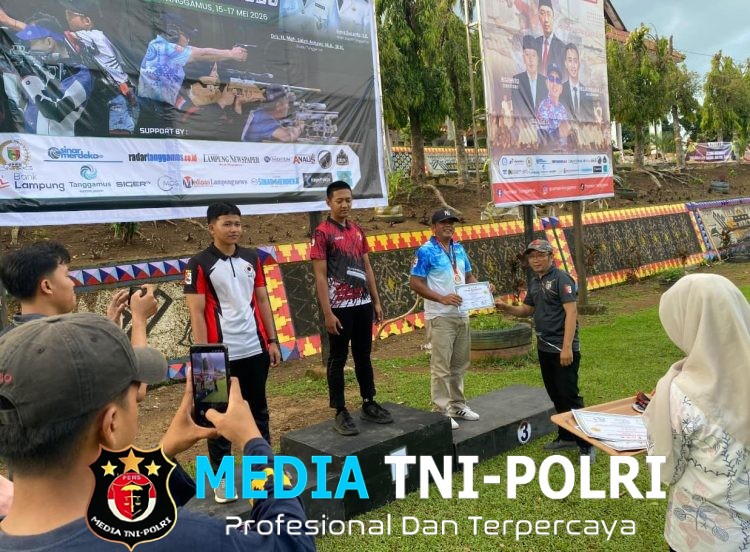 Personel Gegana Brimob Lampung Raih Prestasi Gemilang di Kejuaraan Menembak Kejari Tanggamus
