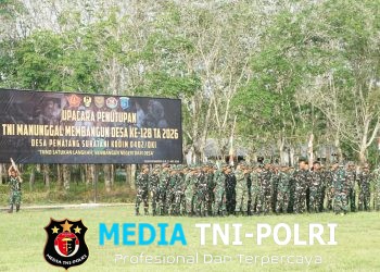Tenda Berdiri Kokoh, Personel Mulai Bersiaga, TMMD Ke-128 Kodim Siap Ditutup Besok di Desa Pematang Sukatani