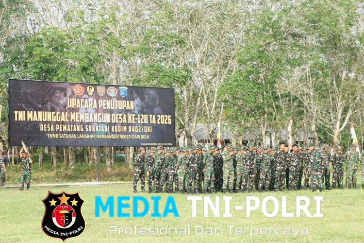 Tenda Berdiri Kokoh, Personel Mulai Bersiaga, TMMD Ke-128 Kodim Siap Ditutup Besok di Desa Pematang Sukatani