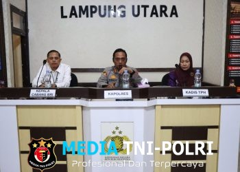 Dukung Ketahanan Pangan, Polres Lampung Utara Gelar Rakor Penerimaan Bantuan KUR Himbara
