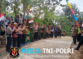 Sinergi TNI-Polri dan Warga Warnai Penutupan TMMD di Tirtomoyo, Infrastruktur Desa Hargantoro Kini Makin Maju