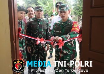 Pangdam II/Sriwijaya Hadiri Penutupan TMMD ke-128 Kodim 0402/OKI di Desa Pematang Sukatani