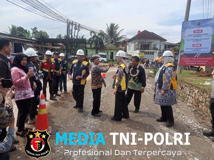 Perbaikan Jalan Provinsi, Pemkab Pringsewu Apresiasi Pemprov Lampung