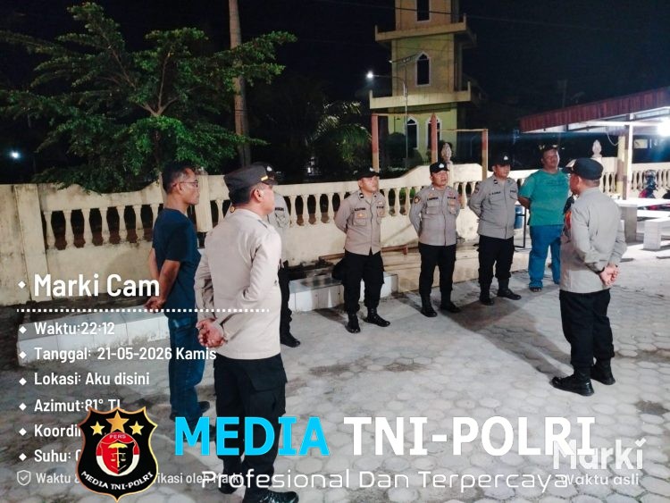 Polsek Bandar Huluan Razia THM dan Patroli Blue Light Tengah Malam, Pastikan Wilayah Bersih Narkoba dan Bebas Kejahatan Jalanan