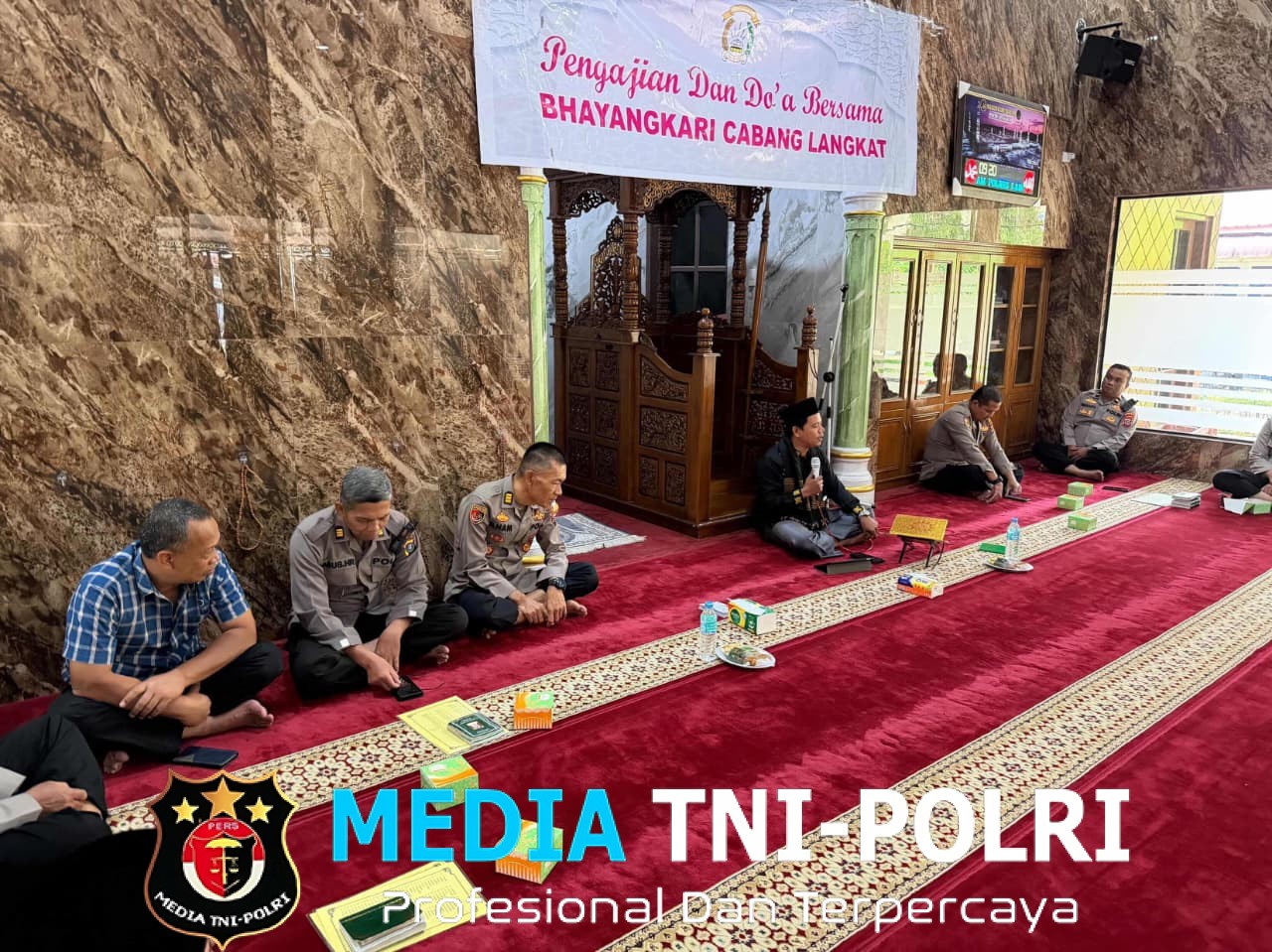 Polres Langkat Perkuat Moral dan Spiritual Personel melalui Binrohtal, Wujudkan Polri Presisi yang Humanis dan Berintegritas