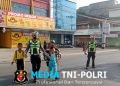 Satlantas Polres Tanggamus PAM Rawan Pagi di Sejumlah Titik Keramaian