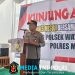 Tutup Rangkaian Kunjungan Kerja, Kapolres Mesuji Bersama Ketua Bhayangkari Cabang Mesuji Sambangi Mapolsek Way Serdang