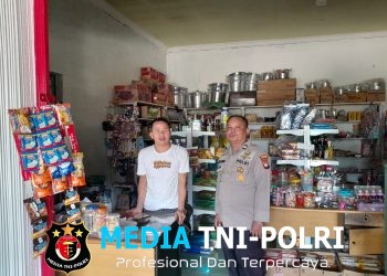 Antisipasi Kriminalitas, Polisi Sisir Pertokoan Saat Jam Aktivitas Siang