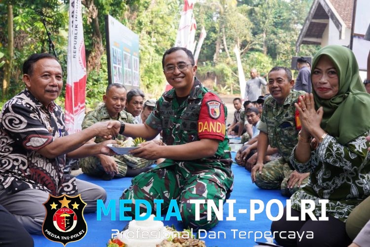 Tasyakuran Jembatan Garuda Dan Perintis Garuda, Dandim 0808/Blitar Bersama Forkopimcam Permudah Akses Mobilitas Warga