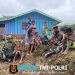 Ciptakan Rasa Aman dan Kebersamaan, Satgas Yonif 521/DY Gelar Anjangsana dan Bagikan Sembako di Distrik Apalapsili