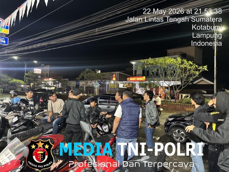 Tim Tekab 308 Presisi dan Sat Samapta Polres Lampung Utara Gencarkan Patroli Mobile Antisipasi C3