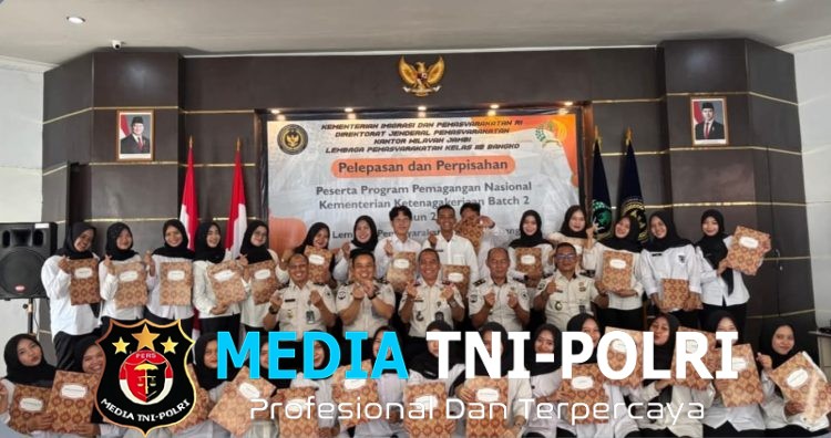 Suasana Haru Warnai Pelepasan Peserta Pemagangan di Lapas Kelas IIB Bangko