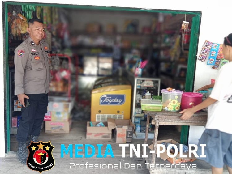 Polisi Patroli Siang, Warga dan Pemilik Warung Merasa Aman dari Aksi Kejahatan
