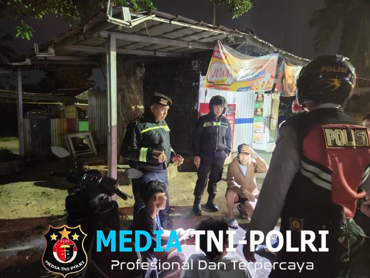 Patroli On Call Regu IV Polres Lampung Utara Amankan Tiga Pemuda Diduga Gunakan Narkotika Jenis Sinte