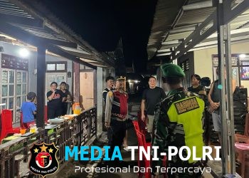 Sinergi TNI, Polri dan Pemerintah Daerah, Personel Kodim 1310/Bitung Patroli Gabungan Ciptakan Situasi Aman dan Kondusif di Wilayah Minahasa Utara