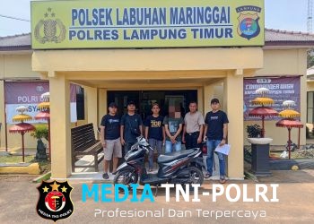 Tim Tekab 308 Presisi Polsek Labuhan Maringgai Ungkap Kasus Curanmor, Pelaku Serahkan Diri Beserta Barang Bukti