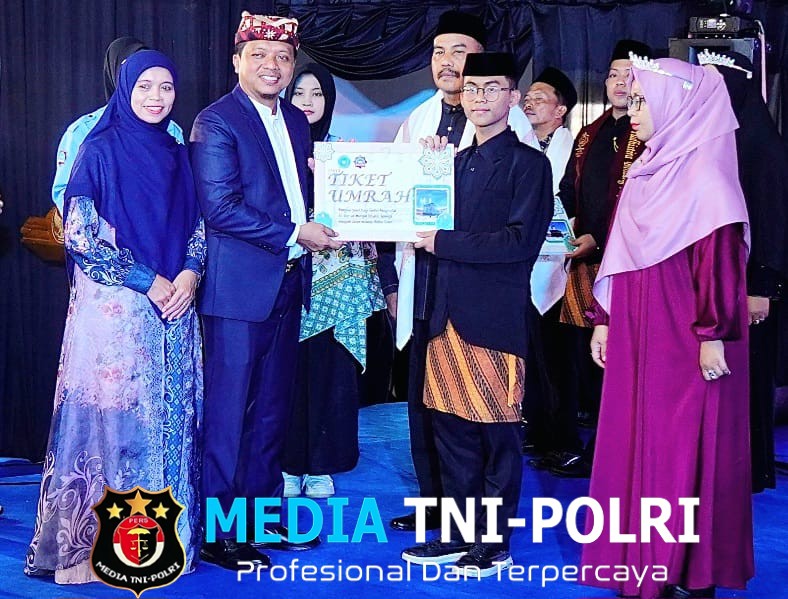 Bupati Pringsewu Riyanto Pamungkas Hadiri Haflatut Takhrij Wattahfizh Pondok Pesantren IMBoS