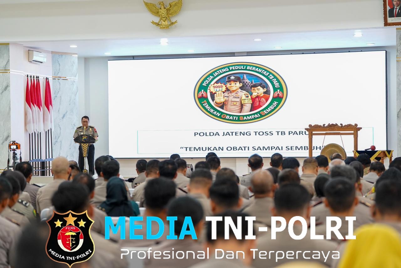 Polda Jateng Launching Program Peduli Berantas TB Paru, Bhabinkamtibmas Diterjunkan Jadi Tracer