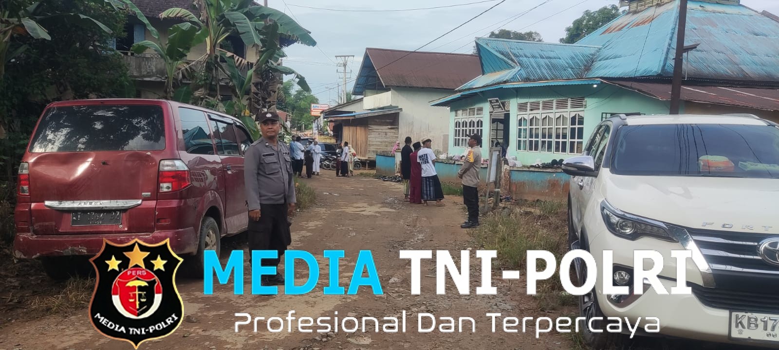 Pengamanan Ketat dan Humanis, Ibadah Sholat Idul Adha di Masjid Silaturahim Desa Meranti Berjalan Aman dan Khidmat