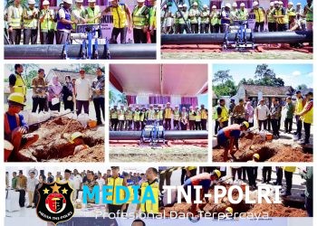 Bupati Pringsewu Riyanto Pamungkas Groundbreaking Pembangunan SPAM IKK Way Sepagasan
