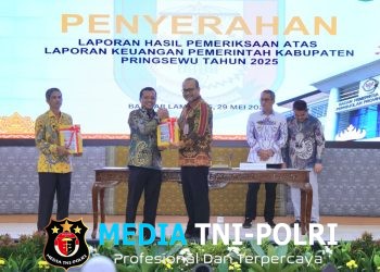 Membanggakan, Kabupaten Pringsewu Kembali Raih Opini WTP Ke-11
