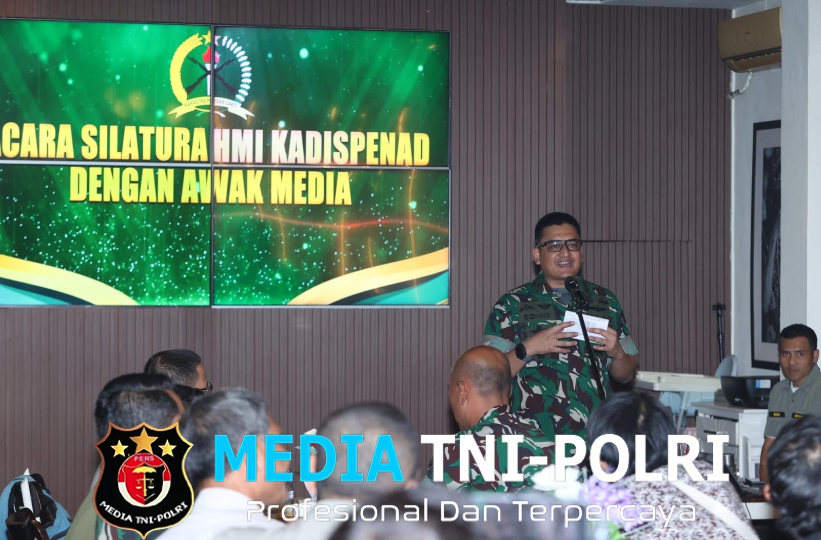 Perkuat Sinergi Informasi Publik, Dispenad Gelar Silaturahmi Bersama Media Massa