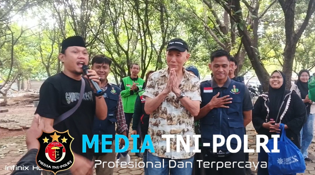 Babah Alun Jusuf Hamka Bagikan 2.400 Paket Daging Kurban untuk Driver Ojol Se-Jabodetabek