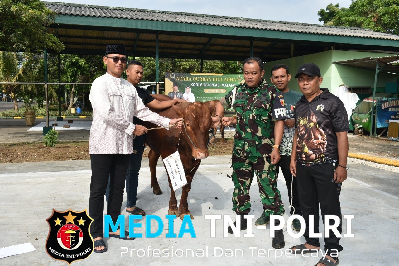 Kodim 0818/Malang-Batu Gelar Penyembelihan Hewan Qurban Iduladha 1447 H, Pererat Kebersamaan dan Kepedulian Sosial