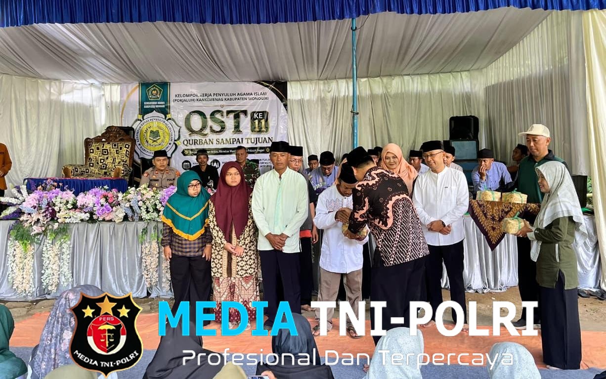 Kapolsek Jatipurno Hadiri Kegiatan “Qurban Sampai Tujuan”, Wujud Kehadiran Polri di Tengah Masyarakat