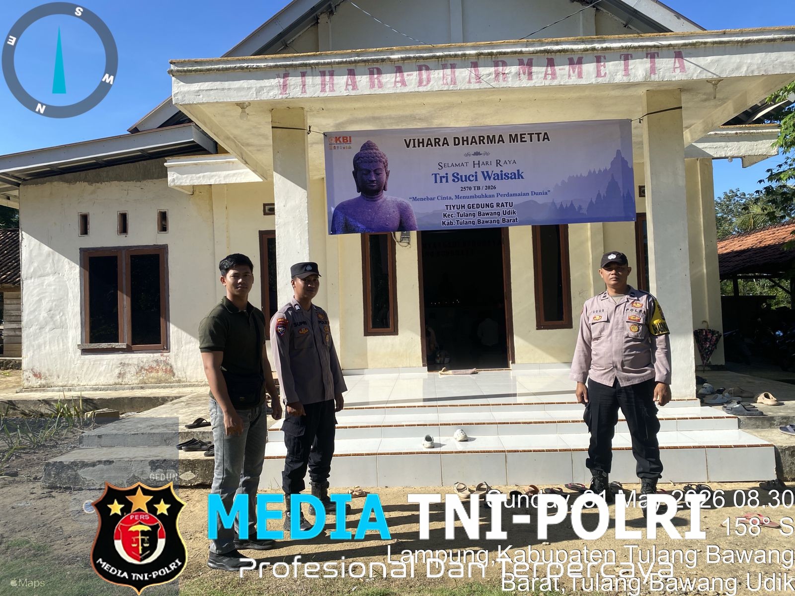Polres Tulang Bawang Barat Pastikan Keamanan Saat Perayaan Waisak 2570 BE / Tahun 2026