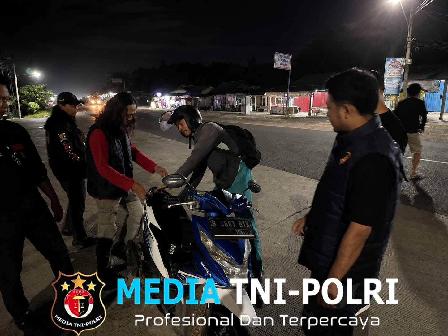 Cegah Kejahatan Jalanan, Tim Tekab 308 Presisi Polres Mesuji Gelar Patroli Hunting di Titik Rawan
