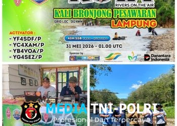 ORARI DXpedition & Pringsewu DX Club Gelar Rivers On The Air Di Kali Bronjong