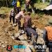 Sambut Hari Bhayangkara ke-80, Polsek Pulau Panggung Bersama Warga Gotong Royong Bangun Gorong-gorong di Ulu Belu