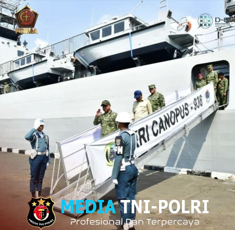 Perkuat Kedaulatan Maritim, TNI AL Resmi Operasikan KRI Canopus-936