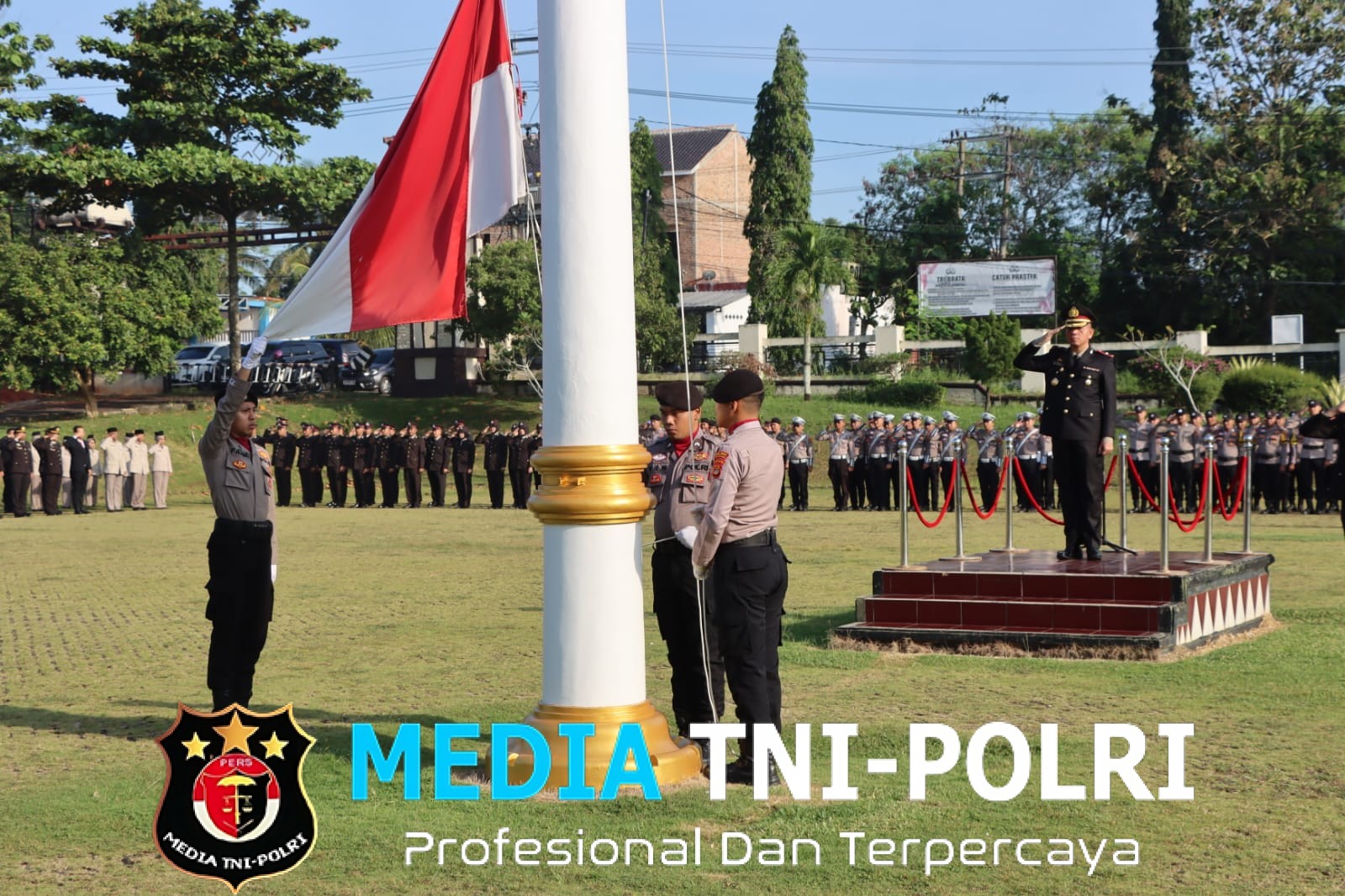 Polres Lampung Utara Gelar Upacara Peringatan Hari Lahir Pancasila Tahun 2026