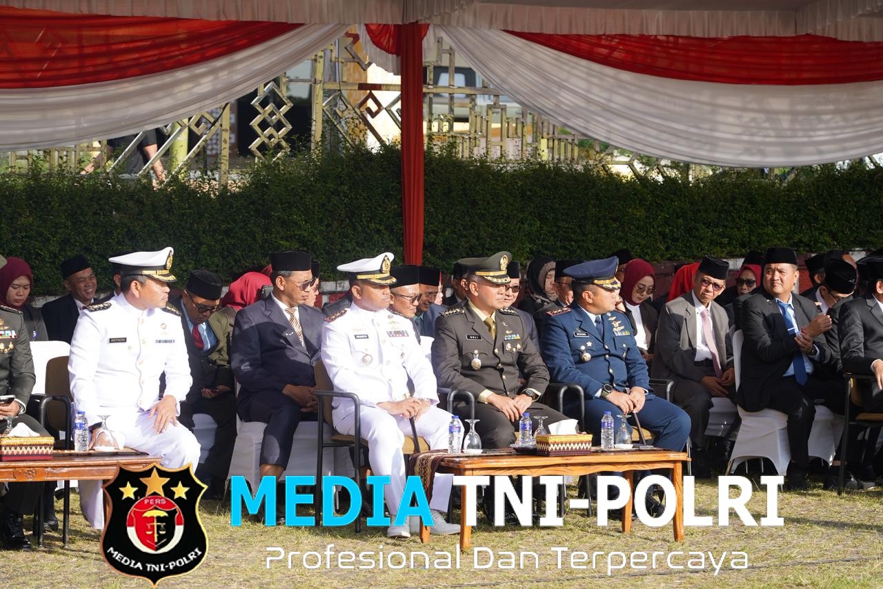 Kasrem 043/Gatam Hadiri Upacara Hari Lahir Pancasila 2026 di Lampung, Tegaskan Pancasila sebagai Fondasi Perdamaian Dunia