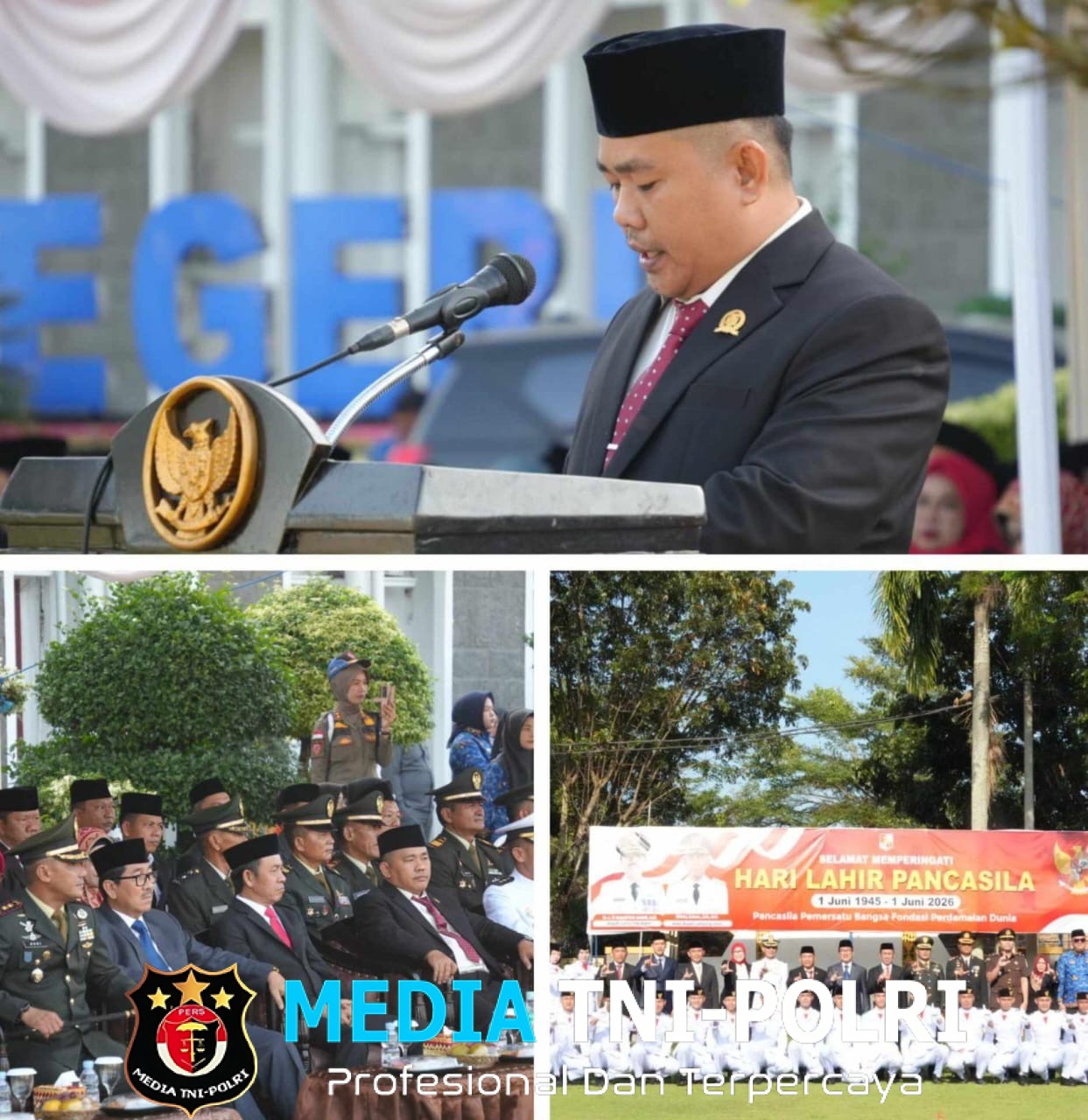 Peringati Hari Lahir Pancasila, Wakil Ketua DPRD Lampung Utara Ajak Generasi Muda Hidupkan Jiwa Gotong Royong