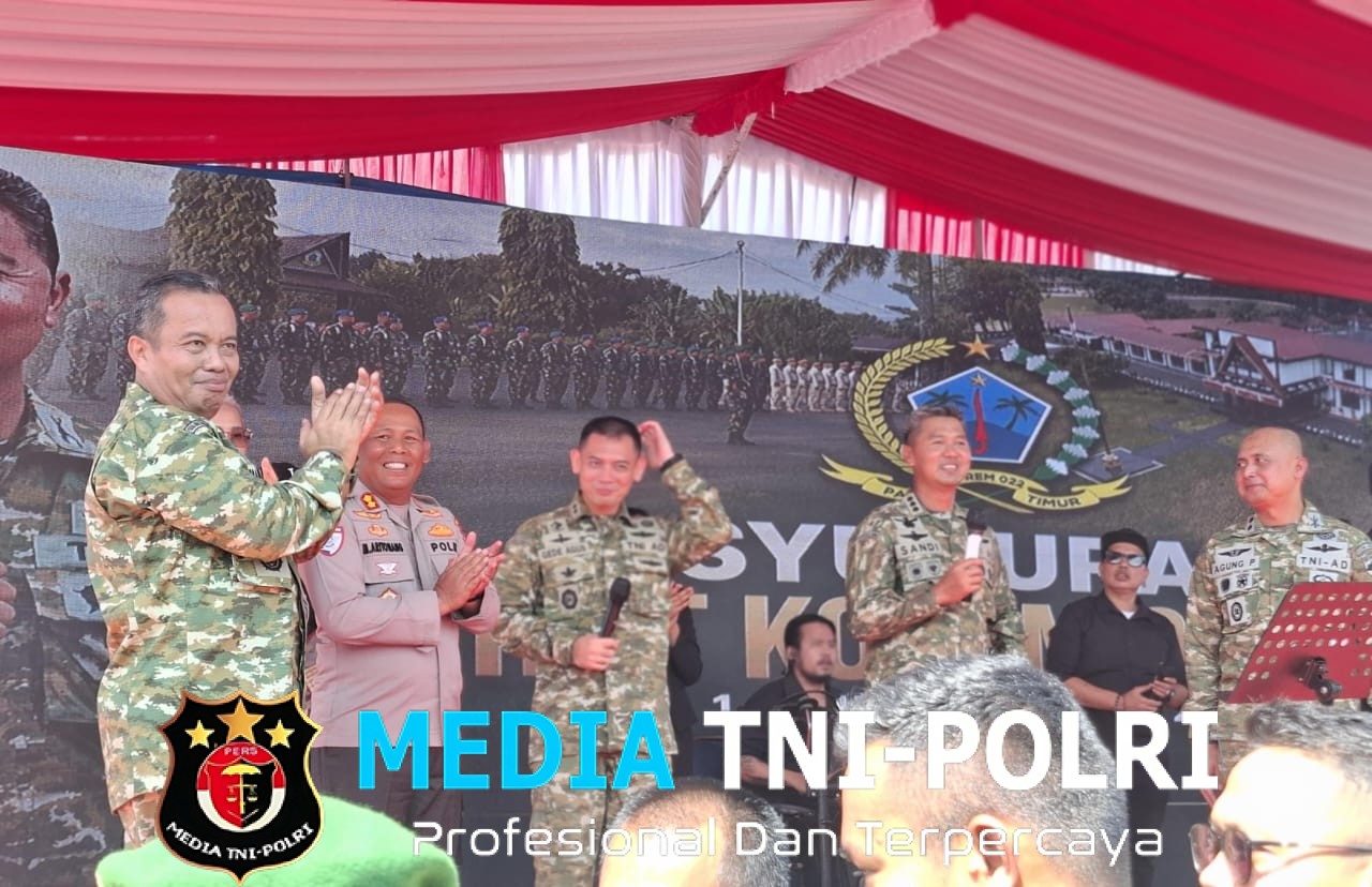Kapolres Simalungun Beri Kejutan Kue Ultah Aesthetic di HUT Korem 022/Pantai Timur ke-64 Wujud Nyata Sinergitas TNI-Polri yang Solid dan Harmonis