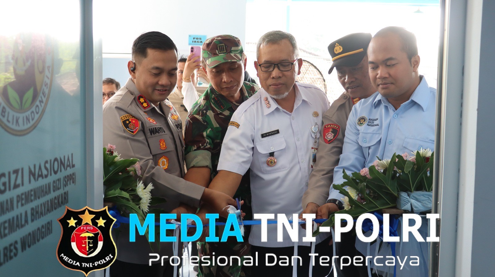Polres Wonogiri Resmikan Dapur Sppg Polri Kedunggupit, Dukung Program Makan Bergizi Gratis Di Wilayah Sidoharjo