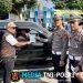 Turun ke Jalan, Satlantas Polres Lampung Tengah Sosialisasikan Program Keringanan Pajak Kendaraan di Simpang Tugu Pepadun