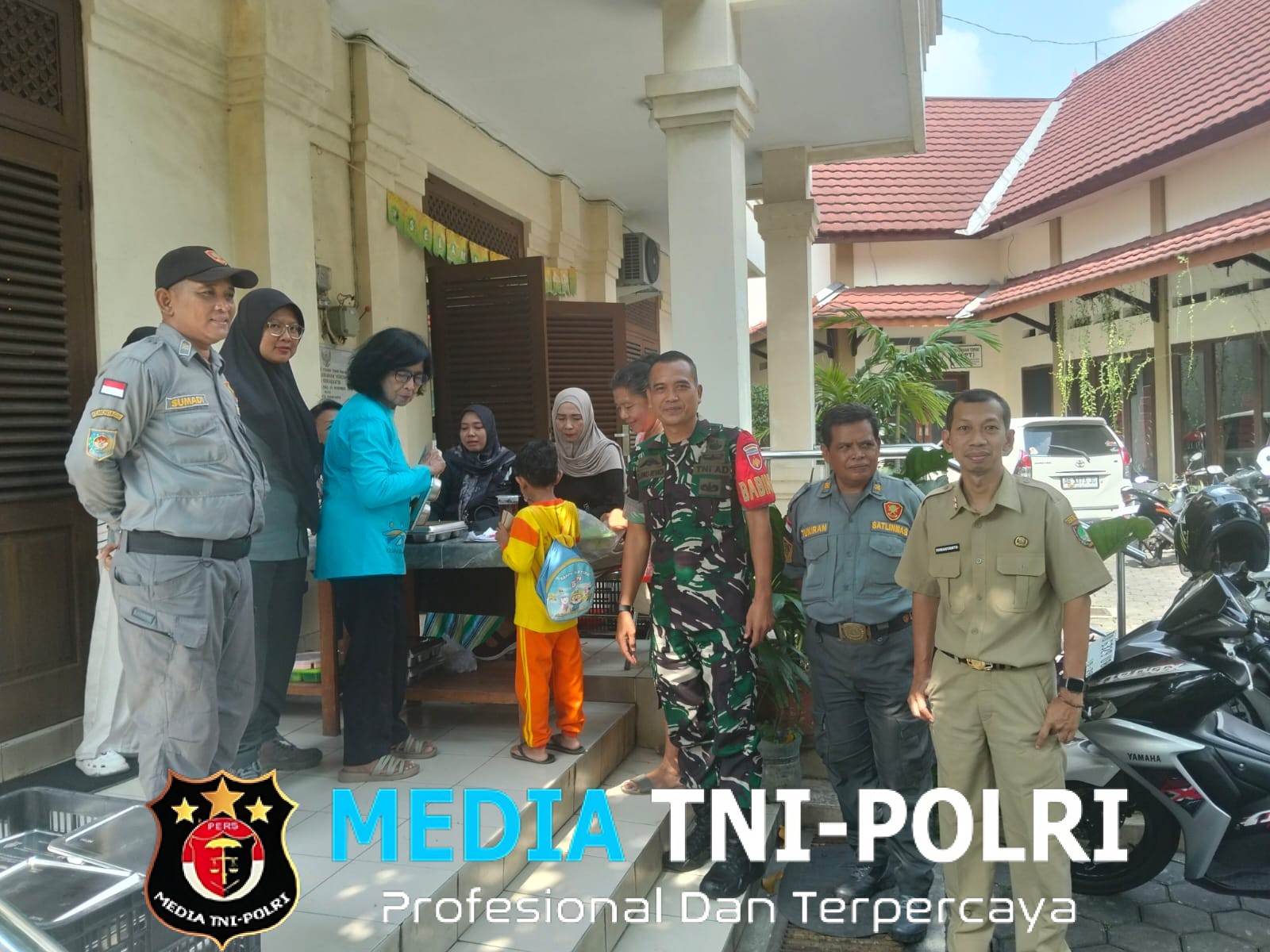 Peran Aktif Babinsa Serengan Pendampingan MBG Bumil dan Balita