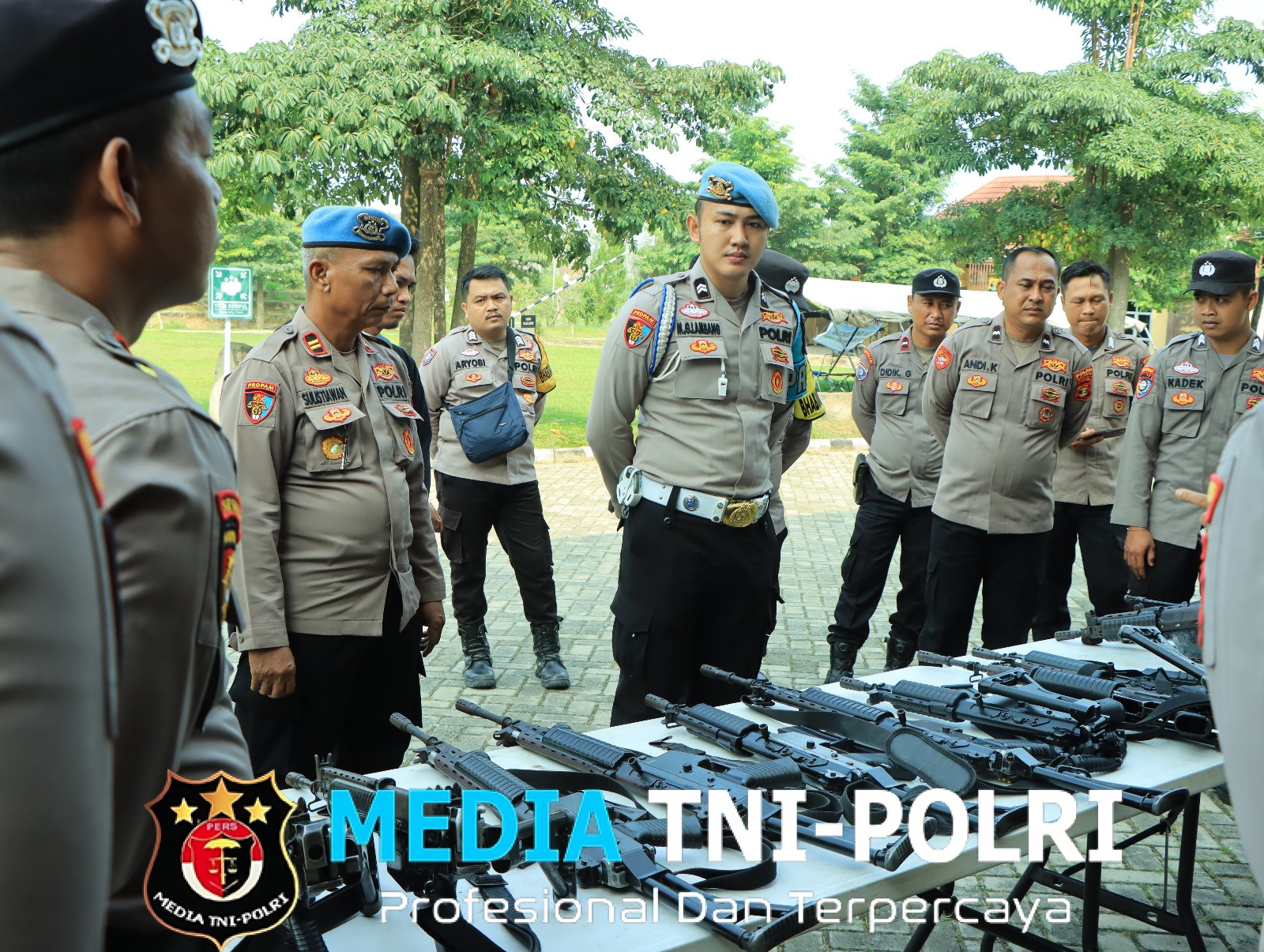 Polres Tulang Bawang Barat Gelar Apel Pemeriksaan Berkala Senpi Dinas, Pastikan Penggunaan Senjata Sesuai Prosedur