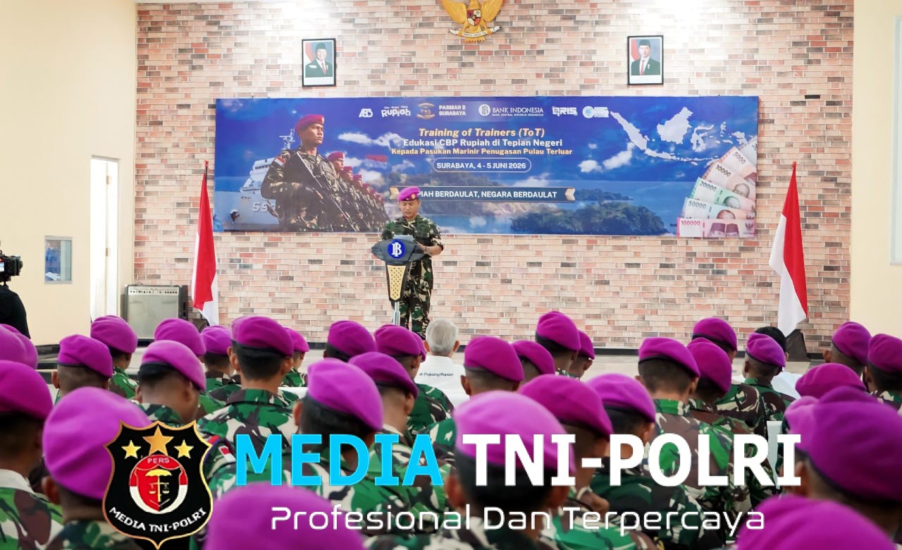 Perkuat Kedaulatan di Perbatasan, BI Jatim dan Pasmar 2 Gelar ToT Edukasi Rupiah untuk Satgas Pulau Terluar
