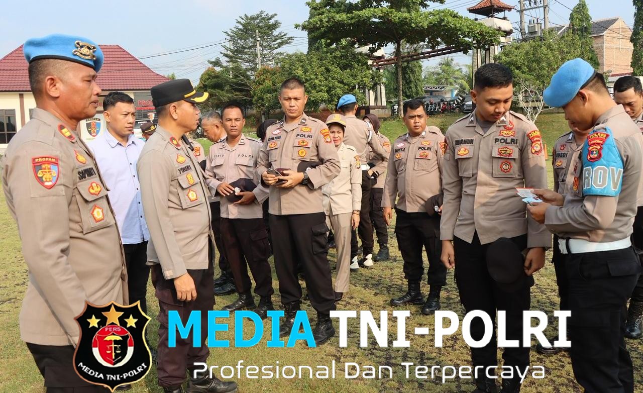 Tingkatkan Disiplin dan Profesionalisme Personel, Si Propam Polres Lampung Utara Gelar Gaktibplin