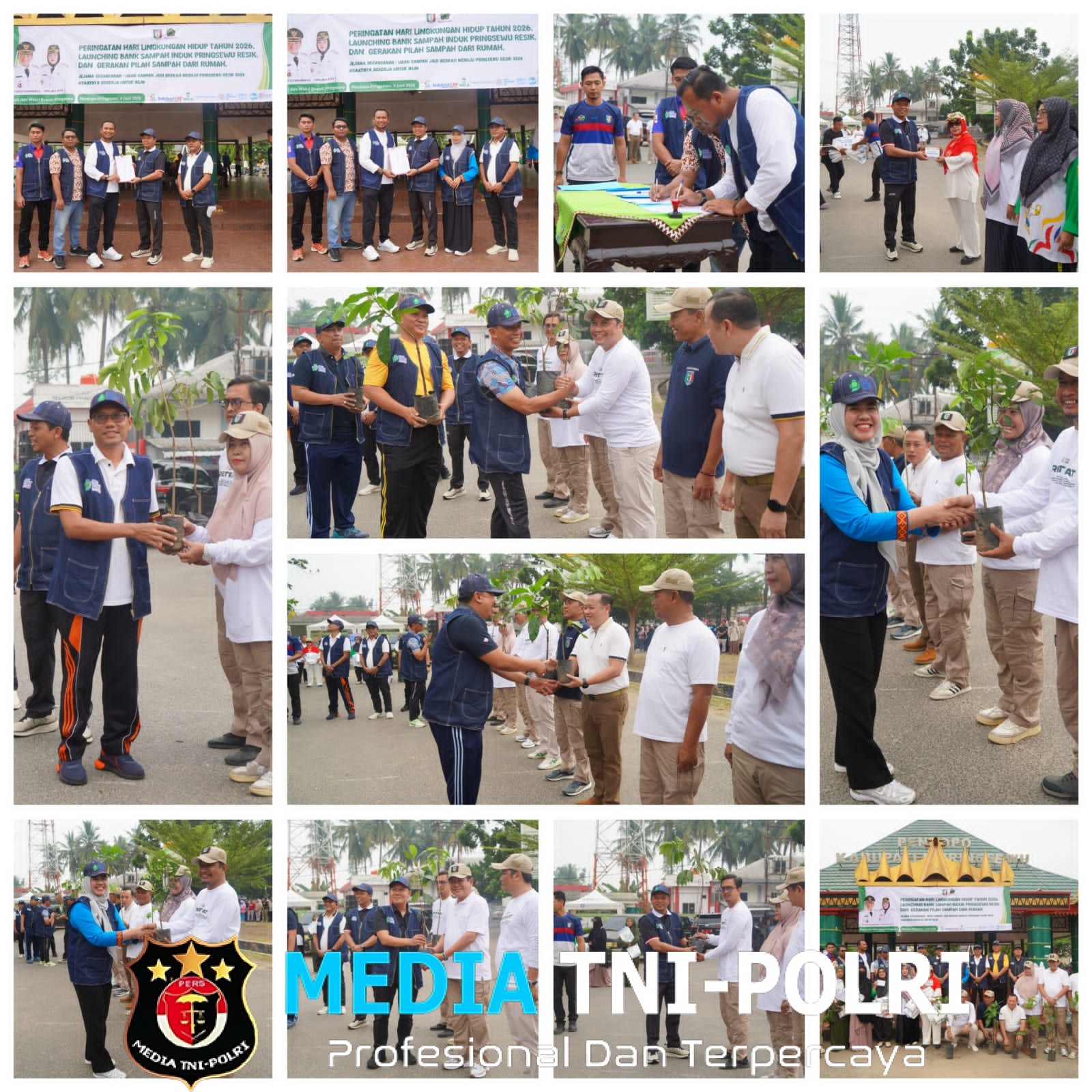 Hari Lingkungan Hidup Sedunia 2026, Bupati Pringsewu Launching Bank Sampah Induk Pringsewu Resik & Gerakan Pilah Sampah Dari Rumah