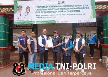 Pemkab Pringsewu Launching Gerakan Pilah Sampah Dari Rumah dan Bank Sampah Induk Pringsewu Resik